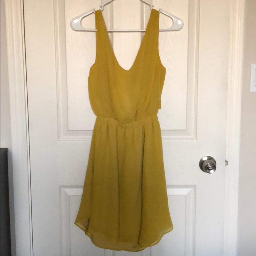 Yellow BCBGeneration dress